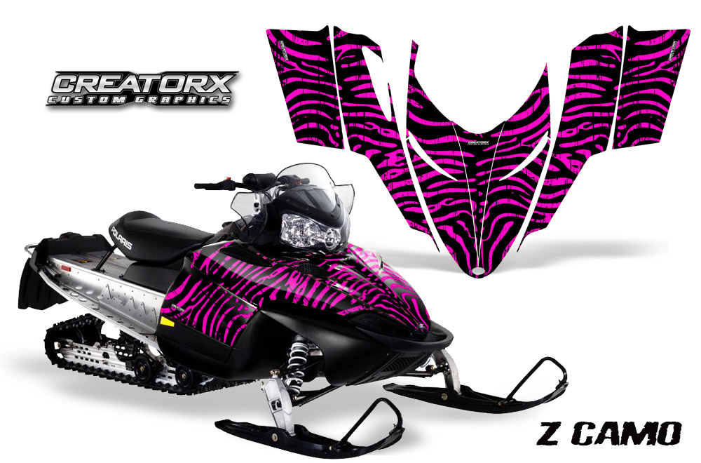 Polaris RMK Shift Chassis Graphics Kit ZCamo Pink